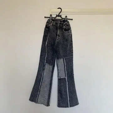 데님 플레어 팬츠