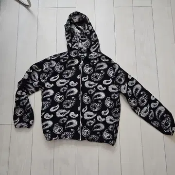 ZARA 페이즐리 무늬 후드 자켓 M