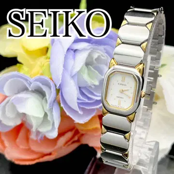 희귀 작동 손목시계 SEIKO CREO 세이코 새 배터리 여성용 J40