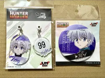 HUNTER x HUNTER 글리터 캔뱃지 아크리메트리 키루아