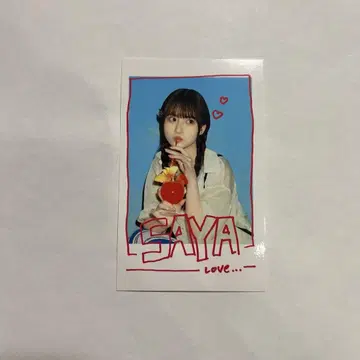 노기자카46 NOGI CAFE 키친카 폴라로이드풍 스티커 카나카와 사야