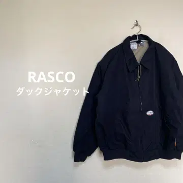 RASCO 덕 자켓 블랙 워크
