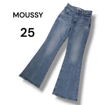 MOUSSY 마우지 플레어 데님 팬츠 25