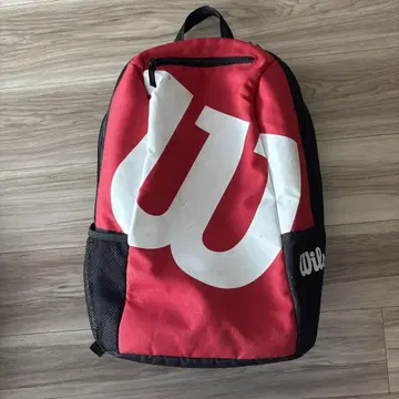 Wilson 테니스 라켓 가방 빨간색/블랙