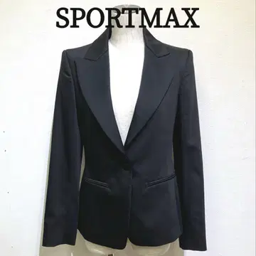 미품 SPORTMAX 블랙 테일러드 재킷 포멀 이탈리아제