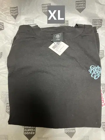 DSM VERDY Girls Don't Cry Logo Tee XL 블랙