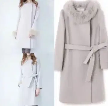 체스터 코트 퍼 부착 프로포션 드레싱