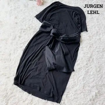 새상품급 요건 레일 맥시 길이 원피스 블랙 실크 리본 바바구리
