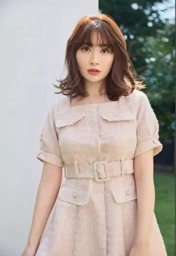 Herlipto Classic Tweed Belted Dress