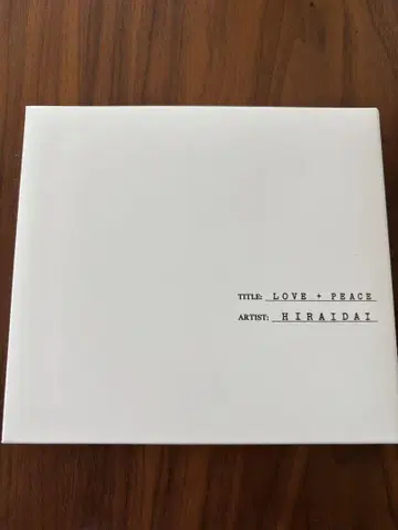 HIRAIDAI LOVE + PEACE 2 CD