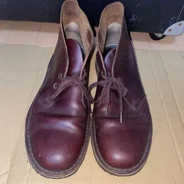 Clarks 클락스 HORWEEN 가죽 데저트 부츠 25.5cm