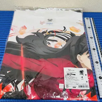 Fate/stay night 풀 그래픽 티셔츠 토오사카 린 사이즈 L b