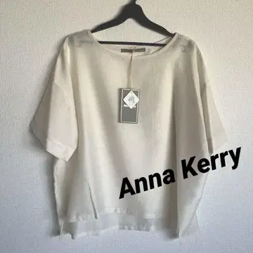 [택 포함] [손세탁 가능] Anna Kerry/안나케리 반팔 블라우스