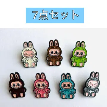 LABUBU 러브부 핀 배지 브로치 7종류