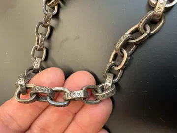 실버 925 팔찌 페이퍼 체인