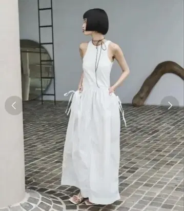 AIC. 패드 아메슬리 콤비 원피스