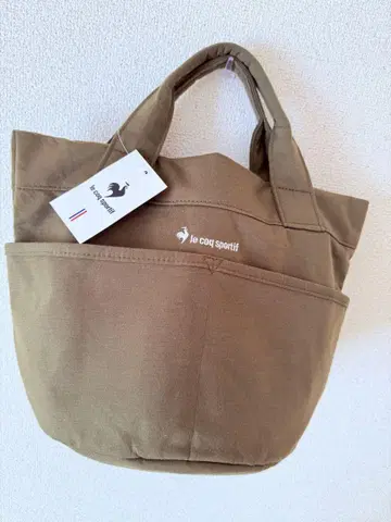 새상품 le coq sportif 카키 토트백