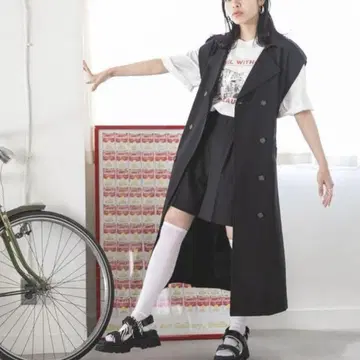 지나시스 베스트 트렌치코트