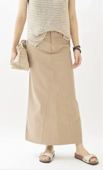 plage [ Healthy denim ] SP LONG SLIT 스커트