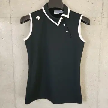 새상품급 DESCENTE 여성용 블랙 셔츠 sizeM