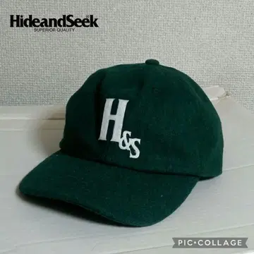 새상품급 HideandSeek 캡 울 그린