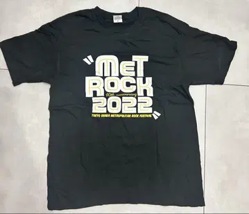 METROCK 2022 T셔츠 XL 블랙