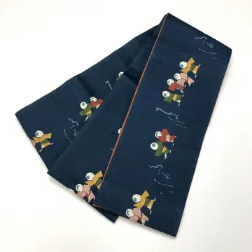 반폭 오비 동자 마 잎 리버서블 KO-1523