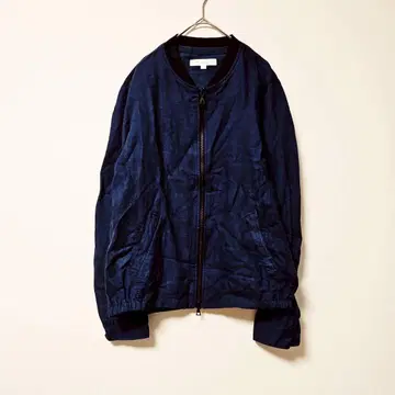 미품 [URBAN RESEARCH] 혼방 린넨 MA-1 블루종 (M)