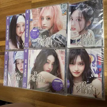 IVE 멤버 솔로 자켓판 6매 SET 시리얼 넘버 포함