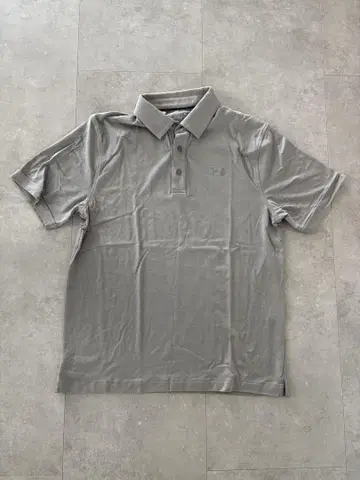 Under Armour 그레이 피케 셔츠 M