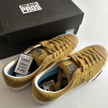 미사용 새상품/PRO-Keds PROS 스니커즈 27.5cm 머스타드