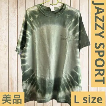 JAZZY SPORT 티셔츠 jazzy sport 타이다이 L 그린