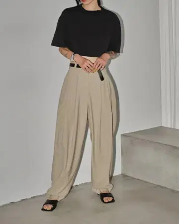 TODAYFUL Highwaist Tuck Trousers 38
