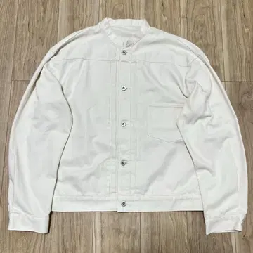 UNITED ARROWS 화이트 데님 자켓 G자켓 R-7943