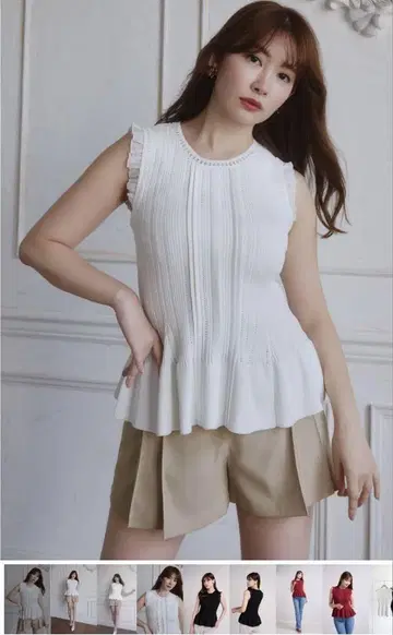 herlipto Peplum Ribbed Knit Top