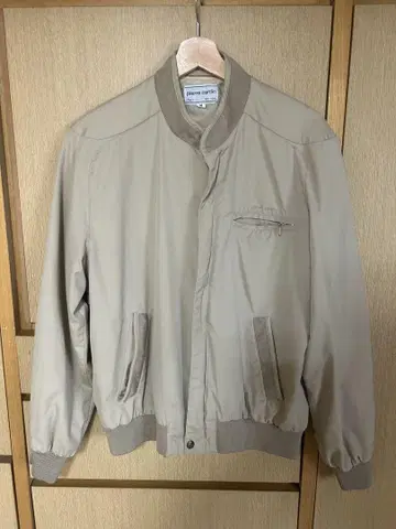 90년대 pierre cardin 베이지 MA-1 봄버 자켓