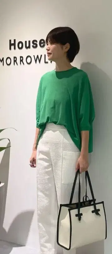 Ballsey 서스테이너블 코튼 나일론 크루넥 와이드 풀오버