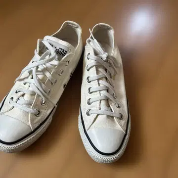 ALL STAR 아이보리 로우컷 스니커즈