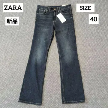 ZARA 자라 부츠컷 데님 인디고 40 새상품