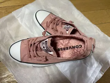 CONVERSE 핑크 로우컷 스니커즈
