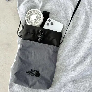 THE NORTH FACE 스마트폰 숄더백 그레이