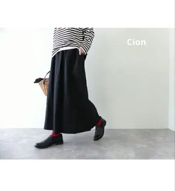 미사용 Cion 린넨 개더 스커트