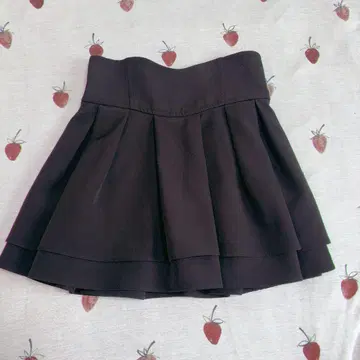 미셸 마카롱 슬림 레그 스커트 M 블랙
