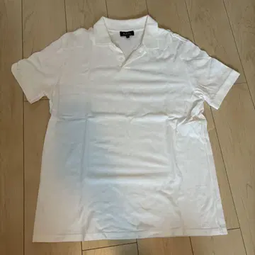 A.P.C. 화이트 피케 셔츠 M