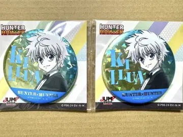 HUNTER x HUNTER 점프 글리터 캔뱃지 키르아 2개 세트