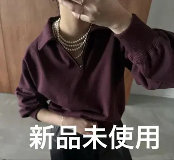 +81BRANCA/81블랑카 SLOBE 별주 하프 지퍼 맨투맨