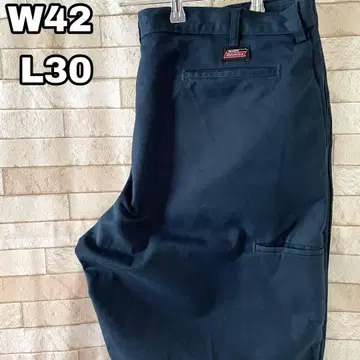디키즈 더블니 워크 팬츠 자수 네이비 42 x 30