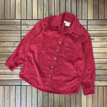 Eddie Bauer 에디 바우어 코듀로이 긴팔 셔츠 굵은 골