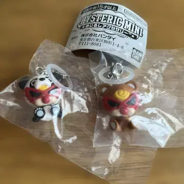 HYSTERIC MINI 팬더 곰 스트랩 2개 세트