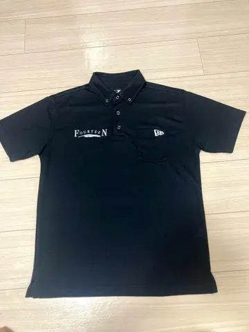 FOURTEEN NEW ERA 블랙 피케 셔츠 S
